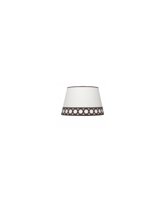 Pantalla Sobremesa Dalia E14 Beis/marrón 25dx20dx15h