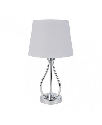 Sobremesa Dubrovnik 9w 4000k+ 1xe27 Cromo 675 Lm Doble Encendido 46x26x26 Cm