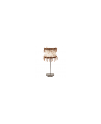 Sobremesa Hilos 1xe14 Beis 42,5x17x17 Cm