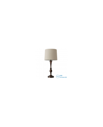 Sobremesa Khalifa1xe27 Marron 60´5x28x28 Cm Puerto Usb
