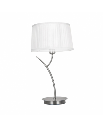Sobremesa Magni 1xe27 Cromo C/pant.blanca 53x30x30 Cm