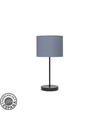 Sobremesa Moda 1xe14 Negro/azul 42x17x17cm