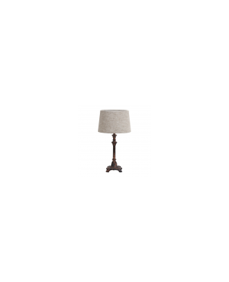 Sobremesa Molly 1xe27 Marron Rustico 39x20x20 Cm