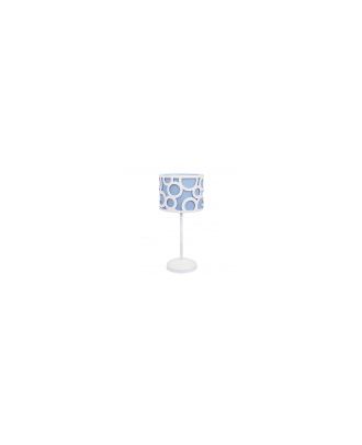 Sobremesa Orlando Azul/blanco 1xe14 42x18x18 Cm