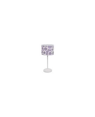Sobremesa Orlando Lila/blanco 1xe14 42x18x18 Cm