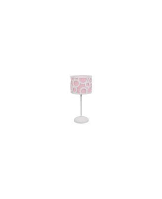 Sobremesa Orlando Rosa/blanco 1xe14 42x18x18 Cm