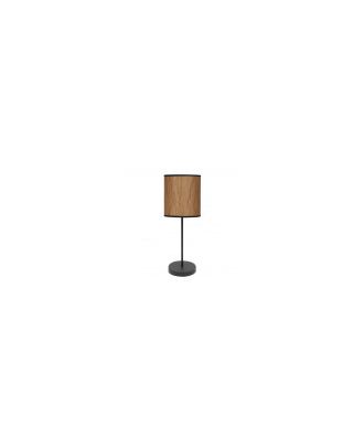 Sobremesa Tapiro 1xe14 Pergamino/negro 46x16x16 Cm