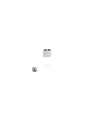 Sobremesa Peq. Tunez 1xe14 Blanco/blanco-estampado