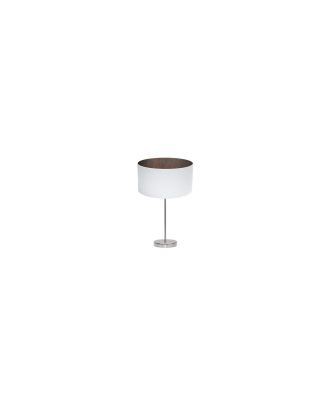 Sobremesa Tatiana 1xe27 Niquel/blanco-oxido 63x30x30 Cm