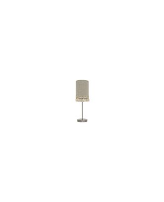 Sobremesa Vera 1xe14 Cuero/beis 46x15x15 Cm