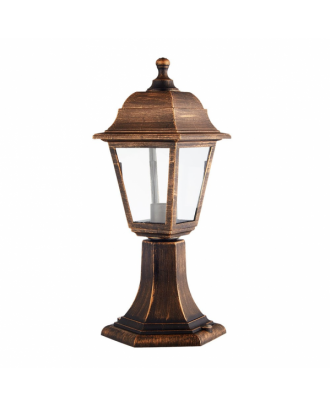 Sobremuro Exterior Albahaca 1xe27 Oro Viejo Ip44 Policarbonato 41,5x16,5d