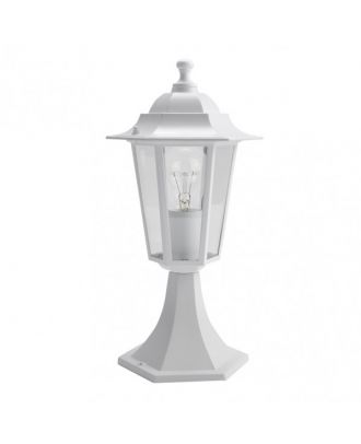 Sobremuro Exterior Aluminio Auriga1xe27 Blanco  38x19x19 Cm  Ip44
