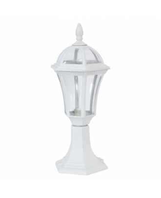 Sobremuro Exterior Comino 1xe27 Blanco Ip44 Policarbonato 47,6x17,6x17,6 Cm