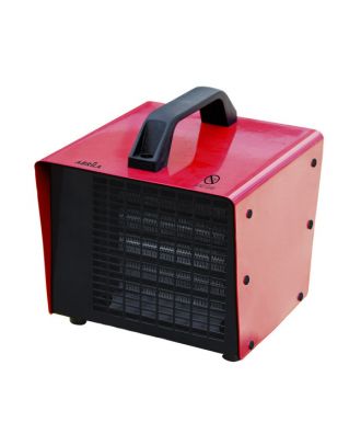 Termovntilador Ceramico PTC Industrial Chopo 3000w Rojo 3potencias Termost.Reg.seg.asa 26x23,5x23,5 Cm