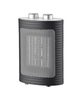 Termoventilador Ceramico 1500w Negro/plata 3funciones 2potencias Termost.reg.antivuelco 22x15x9 Cm