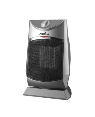 Termoventilador Ceramico PTC Calidez 1500w Plata 2potencias 3funciones.protecc.seguridad, Antivuleco 32,5x20x 17cm