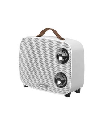 Termoventilador Ceramico Ptc Corcega 1500w Blanco/cromo 2potencias 3funciones Corte Termico seg.antivuelco 21x23x13,6 Cm