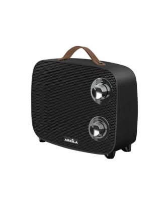 Termoventilador Ceramico Ptc Corcega 1500w Negro/cromo 2potencias 3funciones Corte Termico seg.antivuelco 21x23x13,6 Cm