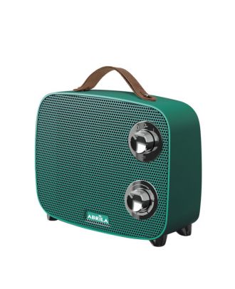 Termoventilador Ceramico Ptc Corcega 1500w Verde/cromo 2potencias 3funciones Corte Termico seg.antivuelco 21x23x13,6 Cm