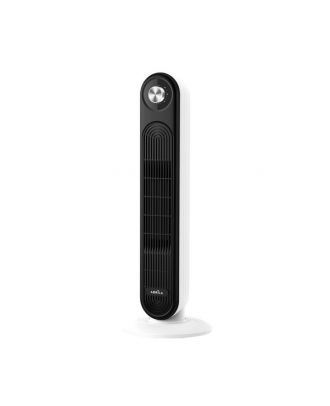 Termoventilador Ceramico Vert.grecia 2000w Negro/blanco 2pot.oscilante, Antivuelco, Termost. Prot.cal 69,8x24,5x24,5 Cm