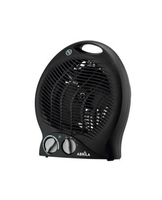 Termoventilador Electico Candil 2000w Negro 2potencias 3funciones, Termostato Reg. Seguro Y Asa 26,8x25,7x15,5cm