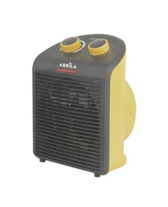 Termoventilador Electrico Croacia 2000w Amarillo/negro 2potencias 3funciones Termost.seg.antivuelco 26x20x14cm