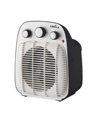 Termoventilador Elect.lesoto 2000w Blanco/negro 2pot.3fun. Temporizador Prot. Sob. Calent. Antivuelco 27x23x15,5 Cm