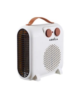 Termoventilador Elect.tundra 2000w Blanco/marron 2potencias  3Funciones Protecc.seg.luz Ind.24,8x23,3x11,7cm