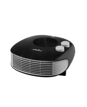 Termoventilador Horizontal Candil 2000w Negro 3funciones Termostato Reg. Piloto Luminico 2potencias 10x24,5x26,5cm