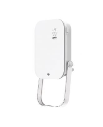 Termoventilador Pared Baño Austria 2000w Blanco  3funciones c/remoto y toallero Display Ip24 50x25x13cm