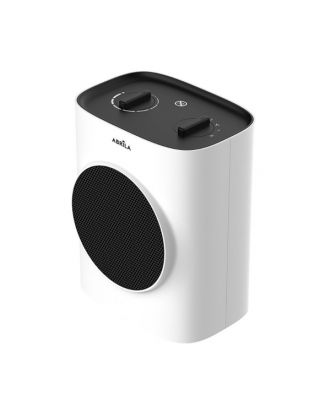 Termoventilador Ceramico Chipre 1500w Blanco/negro 2potencias 3funciones Antivuelco Termostato Reg. 21,5x17,5x12,8cm