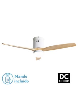 Ventil 20w Dc Aguilon Blanco 3aspas Haya 6 Vel Ocidades C/remoto Tempor. Reg.Int. 30,5x132x132cm