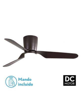 Ventilad 18w Dc Kochi Marron 3 Aspas Marron 6 Veloc. 3000k, 4000k, 6000k C/remoto Y Temporizador 132 D 2025