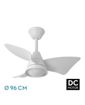 Ventilador Dc Jaguar 30w 3000lm Blanco 96d 3aspas 6vel 3000-4500-6500k Remoto+reg.intensidad+memoria+temporizador
