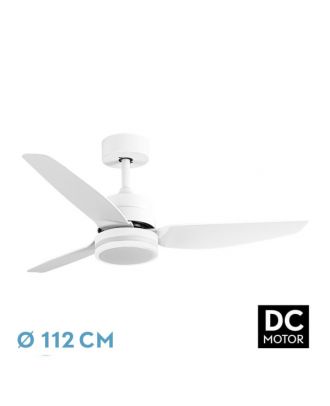 Ventilador Dc Jarama 20w Blanco 3asp.6velocidades 3000-4000-6500k 2350lm Remoto,memoria,temperatura 112d
