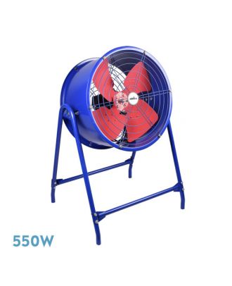 Ventilador Industrial Dana Azul/rojo 550w 1vel 4aspas C/soprte  103x58x32cm
