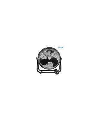 Ventilador Industrial Poniente 180w Negro 64d 3 Velocidades 67,5x75x41 Cm Orientable