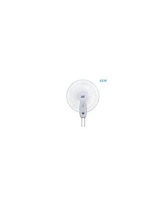 Ventilador Pared Cudo Blanco 3 Vel. 45w  Oscilante 5 Aspas Transp. 53x43x30 Cm