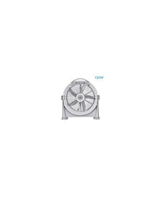 Ventilador Sobremesa Fresco Gris 120w 3 Vel. 5 Aspas Gris Orientable 62x58x16 Cm