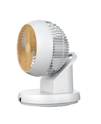 Ventilador Sobremesa Urbel Blanco/haya 30w 4vel 31,5x 21x24cm Oscilación 3d Remoto, Temporizador
